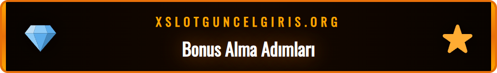 Xslot ilk yatırım bonusu alma adımlarını gösteren bir infografik